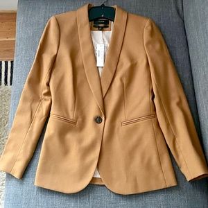 J. Crew camel lightweight wool blazer